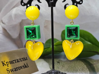 Серьги 1554004500138: цена 1640 рублей.